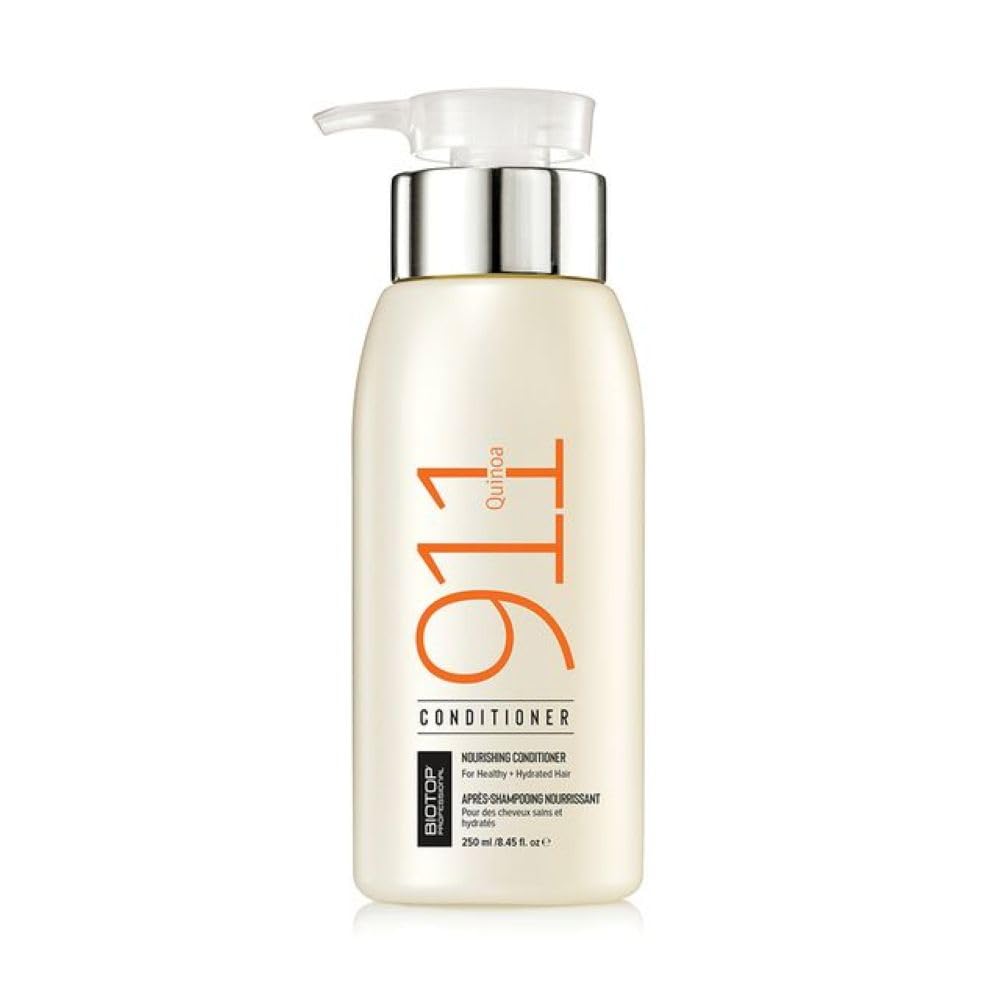 911 Quinoa Hair Conditioner - Hydrating Conditioner for Hair Health + Frizz Control - Repairing, pH Balancing & Nourishing Treatment for Dry Ends - (8.45 oz/250ml)