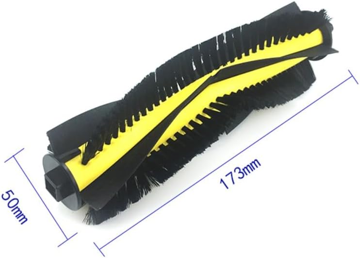 Replacement Main Brush Side Brush Strainer Filter Mop Cloth Compatible with ILife V7 / V7s / V7s Pro V7s Plus Robot Vacuum Cleaner Accessory (SET 1)