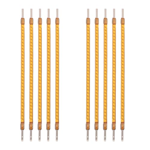 FESTFENDS 10pcs LED Flexible Filament: Bendable Bulb Filament Light Source Soft Light Wire for Retro Bulb Repair Lamp Parts Accessories 2.3inch 3V 4000K