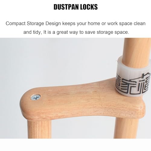 Kehrschaufel und Besen-Set Im Chinesischen Stil Aufrechtes Stand-Up-Kehrwerkzeug für Den Einsatz in Der Lobby, auf Dem Boden, Im Hof, in Der Küche, Im Büro, zu Hause, Im Büro,B – Bild 7