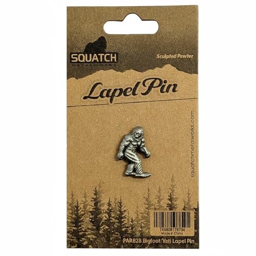 Image of Bigfoot Enamel Lapel Pin - for Fans of Bigfoot and Sasquatch