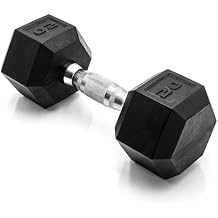 CAP Barbell Coated Hex Dumbbell Weight - Single | 10-120 lbs | Multiple Options