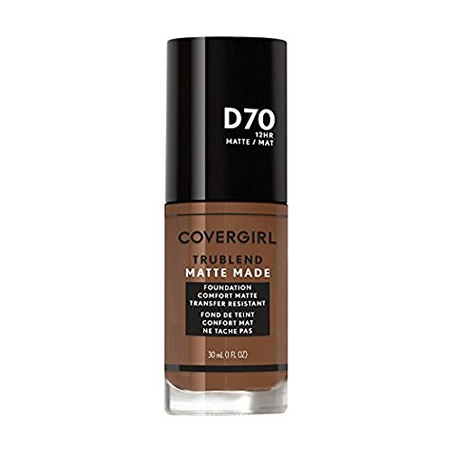 Covergirl Trublend Matte Made Liquid Foundation, D70 Cappuccino (Pack of 2)