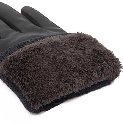 MEIYIN Luvas masculinas de inverno quentes para dirigir com tela sensível ao toque, luvas térmicas g