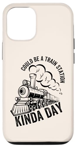 Could Be A Train Station Kinda Day ヴィンテージ ウエスタンカントリー スマホケース iPhone 12/12 Pro 用