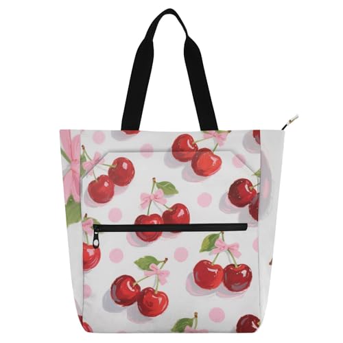 Bolsa de tela para escuela y viajes equipada con asas cómodas y cremallera
