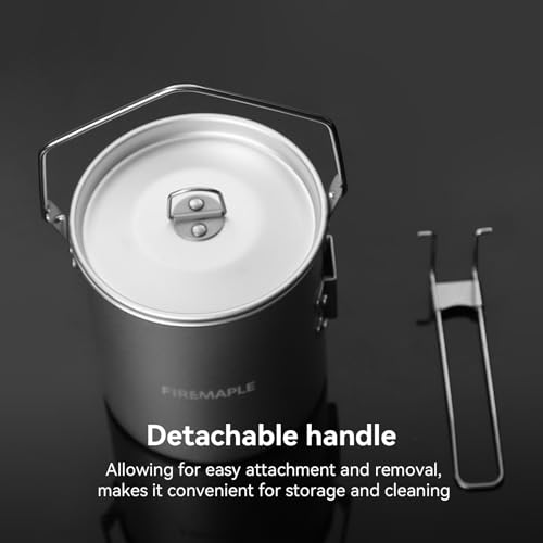 Fire-Maple 0.9L Camping Pot, Silver - Image 3