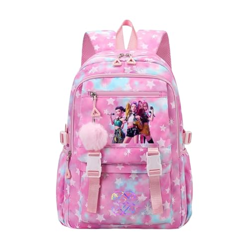 Genérico Mochila escolar K-Pop D-emon H-unters, mochila de viaje ...