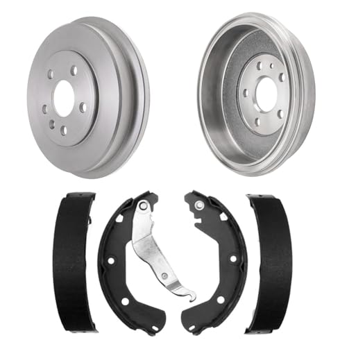 Detroit Axle - Rear Brake Kit for 2012-2019 Chevrolet Sonic 2013-2022 Trax, Brake Drums Brakes Shoes 2014 2015 2016 2017 2018 Replacement