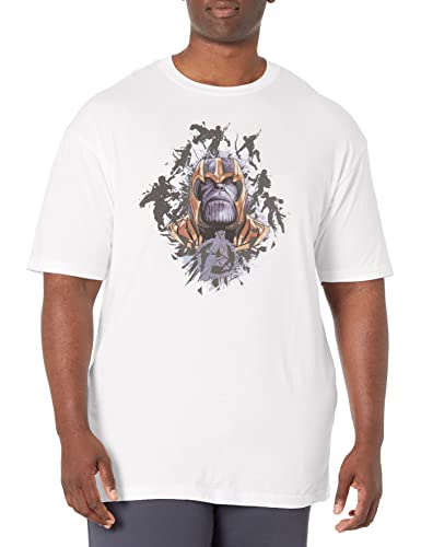 T-Shirt Thanos Marvel Cadeau Idéal pour Homme Fan d'Endgame