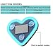 Solar Powered Wireless Led Heart Shape C-Pillar Neon Light,Car Led Ambient Light,Switchable Modeswith Vibration Sensor, Ip65 Waterproof,Suitable for Any Car Windows and Glass (Green, 1PCS)