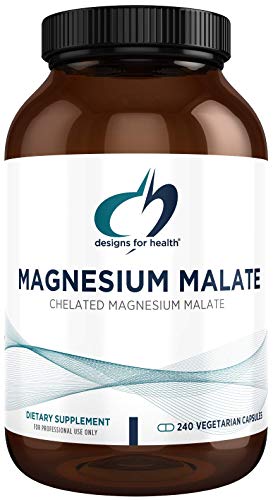 Designs for Health Magnesium Malate - 360mg Bio-Available High Absorption Magnesium Malic Acid