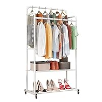 Amazon｜「Regibelie」パイプハンガーラック ハンガーラック 物干し  