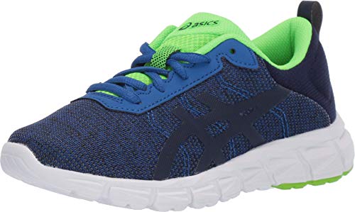 ASICS Kid's GEL-Quantum Lyte Running Shoes, 4.5, IMPERIAL/GREEN GECKO
