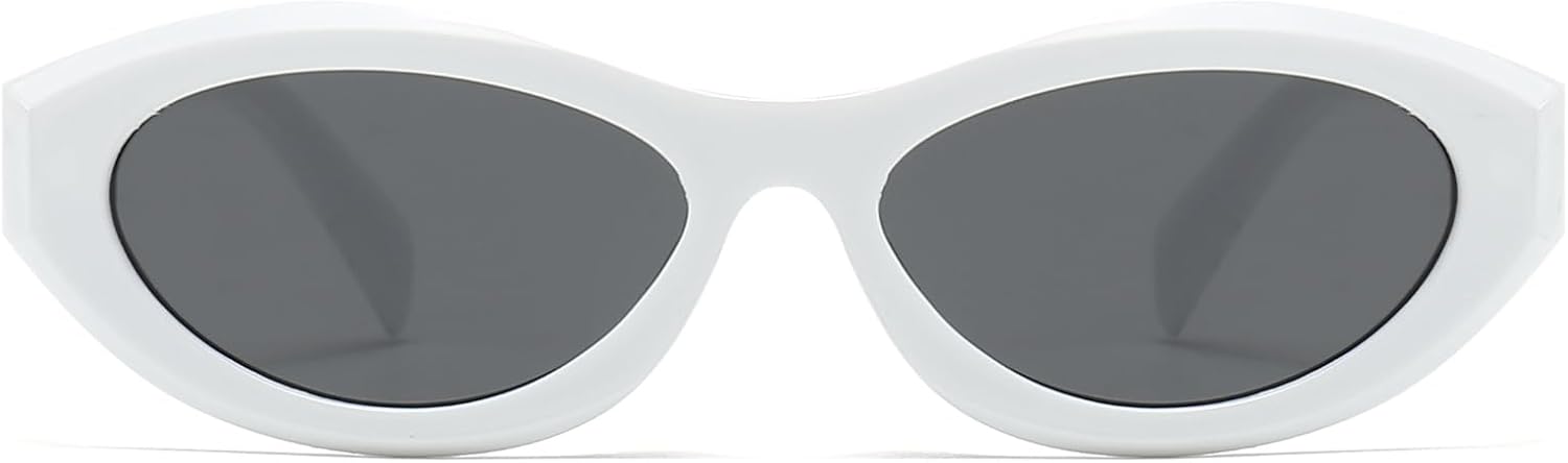 Long Keeper Retro Oval Sunglasses - Women Men Trendy Cat Eye Sunglasses Small Vintage Narrow Sun Glasses UV400 Protection - Image 2