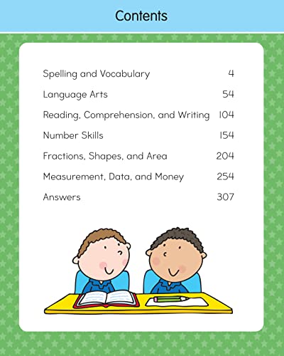 3Rd Grade Big Workbook All Subjects For Kids 8 - 9 Includes 220+ Activities, Spelling, Grammar, Reading Comprehension, Writing, Math, And More #TOP2