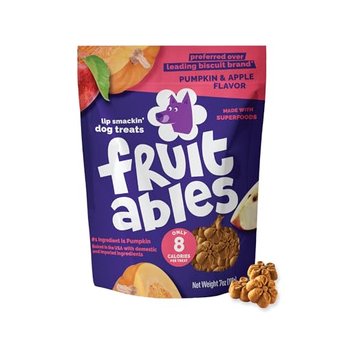 Fruitables Baked Dog Treats, Healthy Pumpkin Treat for Dogs, Low ...