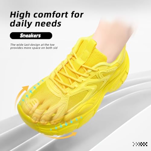 Image of Kundork Womems Walking Shoes Running Tennis Fashion Sneakers Athletic Gym Workout Comfortable Breathable Lightweight