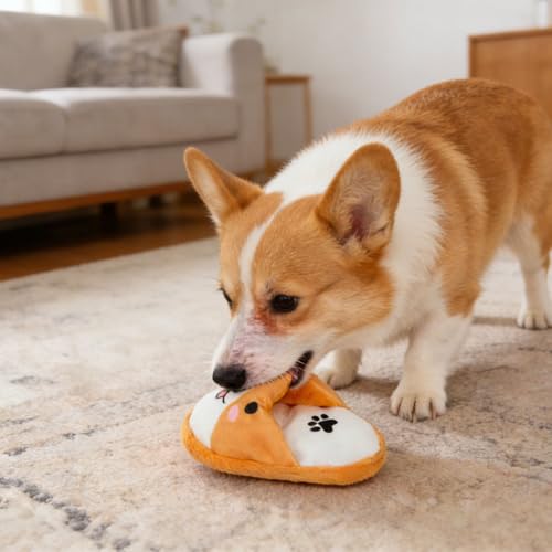 Juguete Mordible Sonoro para Perros en Forma de Zapato miniatura 5