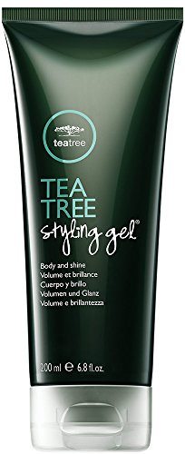Tea Tree Styling Gel, Medium Hold, High-Shine Finish, For All Hair Types, 6.8 fl. oz.