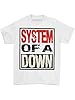 System of a Down Men's Triple Stack Box T-Shirt White #1