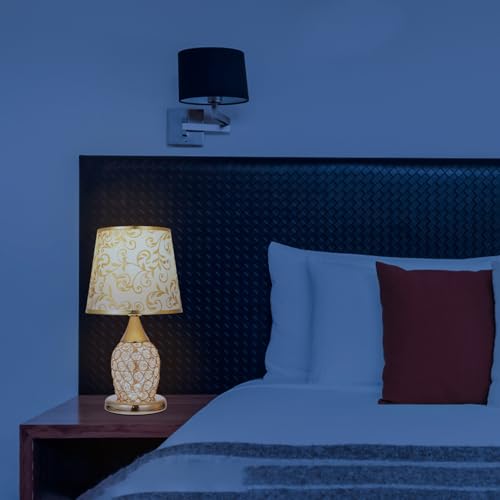 Dekorative Tischlampe mit Fernbedienung für Zuhause und Hotel, Gold – Bild 5