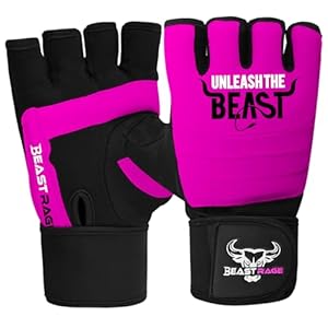 BEAST RAGE MMA Boxhandschuhe RM3 Rosa