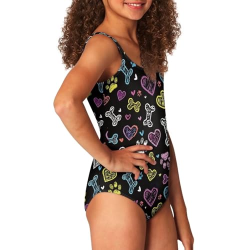 Image of YEXIATODO Kids One Piece Swimsuit for Teen Girls Womens Bathing Suit High Waist Bikini Set Girls Swimsuit for 7-18 Years Old