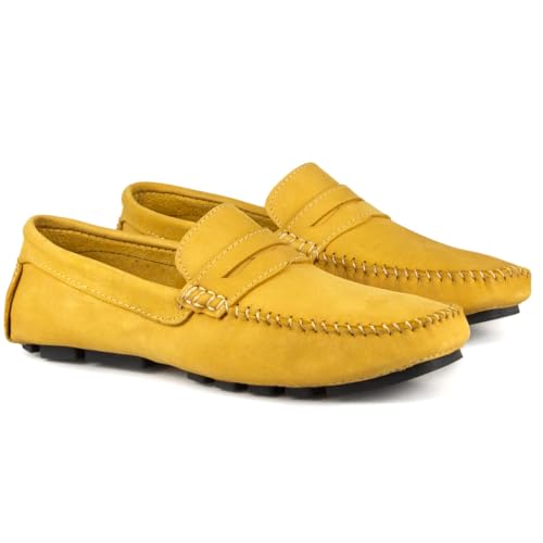 Sapato Mocassim Drive Masculino Couro