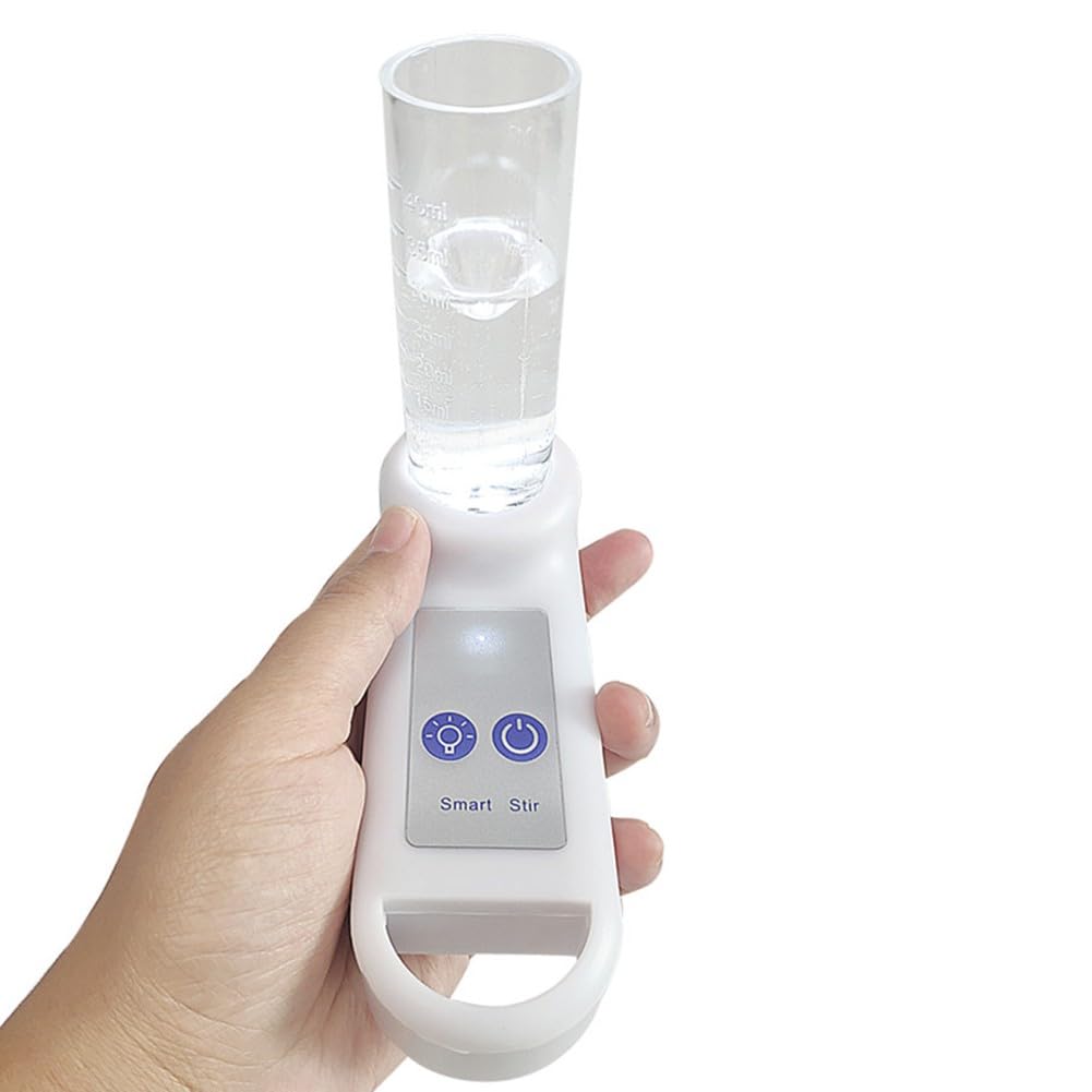 Tragbarer Rührer, intelligenter Wasserqualitätstestmixer, One-Touch-Auto-Mischung für Laborfeld-Reagenzien, 50 ml, Weiß