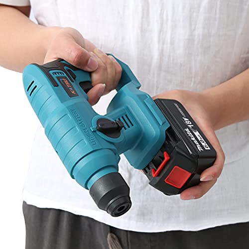 KATSU FIT-BAT 21V Akku SDS Bohrhammer 22mm Geeignet zum Bohren von Beton, Stahl und Holz, ohne Batterien (nur Maschine… – Bild 6