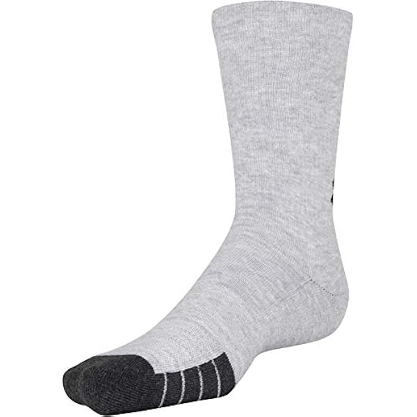 Under Armour Performance Tech Crew, Multipair Sokken, staal gesorteerd (3 paar), Large (3-pack), Staal gesorteerd (3 paar), Large