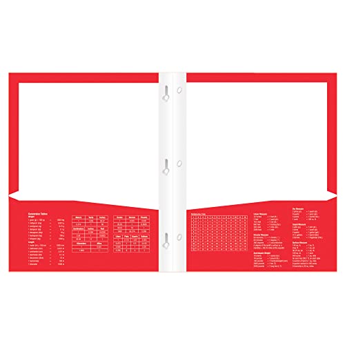 Office Depot® Brand Laminated 3-Prong Paper Folder, 9 1/4" X 11 1/2", Red #TOP1