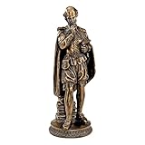 Design Toscano Pondering Shakespeare Sculpture, Bronze