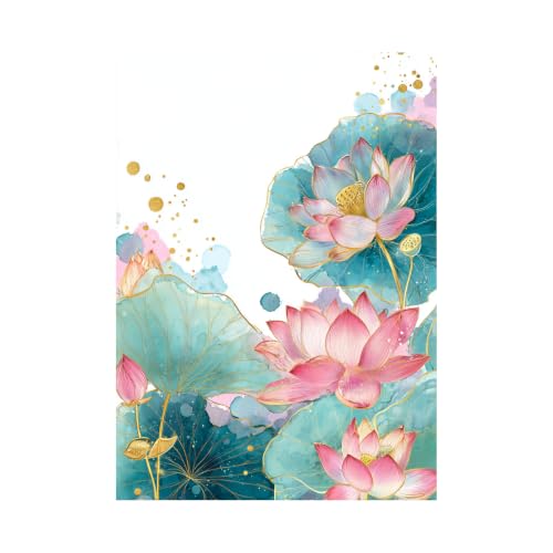 Cuadros pared imágenes florales en lienzo de 40x60cm sin marco para hogar