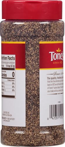 Tone's Restaurant Black Pepper, 8.00 Ounce - Image 4