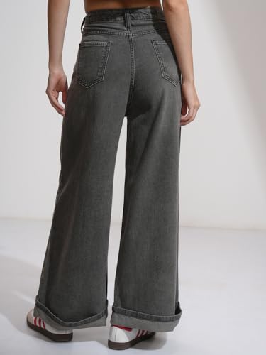 Image of Tokyo Talkies Women Cotton Baggy Jeans | Machine wash