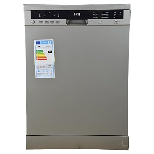 IFB Neptune VX Fully Electronic Dishwasher (12 Place Settings, Dark Silver)