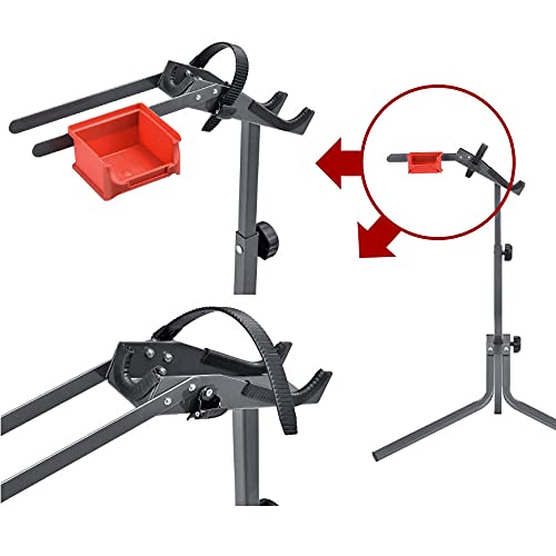 Support de vélo portable pliable et réglable en hauteur en fer