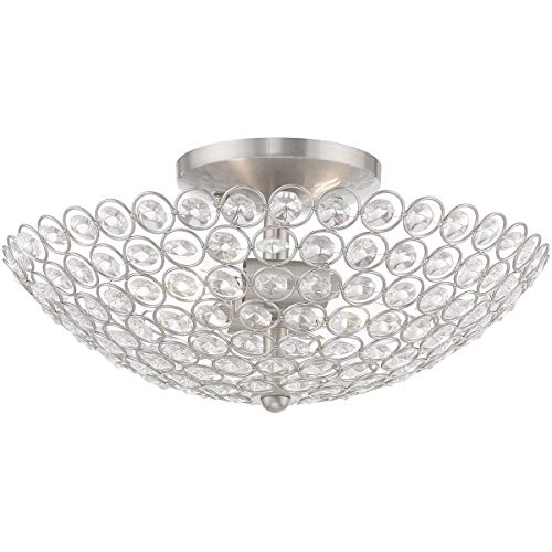 Livex Lighting 2-Light Ceiling Mount, Brushed Nickel by Livex - Used condition - Image 3