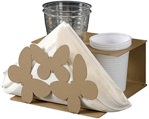 Set de table porte-gobelets haut de gamme Arti e Mestieri en métal découpé - 2