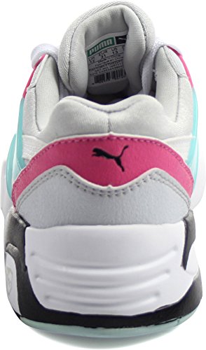 PUMA - Kids R698 Mesh Sneaker, Size: 5 M US Big Kid, Color: Glacier Gray/White3