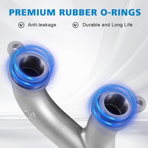 TAUTOY (OEM Part) LR090630 LR092992 AJ813917 Engine Coolant Pipe Water Outlet Tube for 2014-2023 Land Rover Range Rover Sport Velar Discovery Defender 110 90 Radiator Coolant Flange 3.0L 5.0L by TAUTOY - Image 5