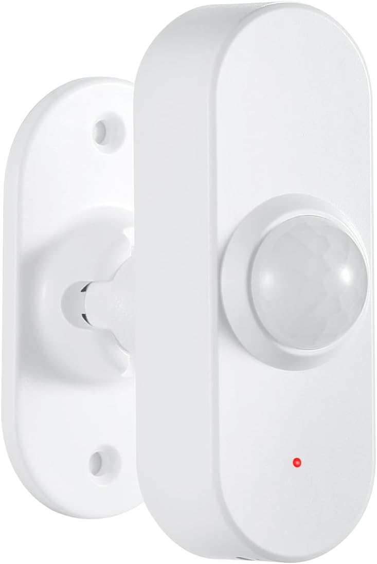 Human Presence Sensor, with Temperature and Humidity Light Sensor, 24G Radar MMWave, Zigbee Hub Required, Battery Operated, Support Home Assistant Zigbee2mqtt