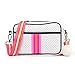 ORAD Crossbody Bags for Women, Neoprene Bag Crossbody Purse with Pompon Ladies Crossbody Purses (White)