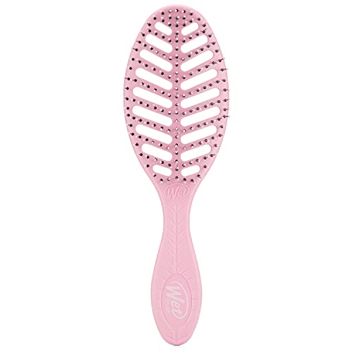 Brosse à cheveux Wet Brush rose ventilée pour un brushing rapide le matin après la douche