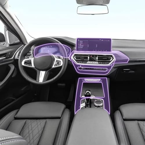 Film protection console BMW X3 G01 accessoires interieur