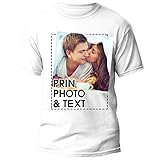 Custom Unisex Shirts, Custom Printing Photo Design, Text Print Unisex Shirt Printing Picture...