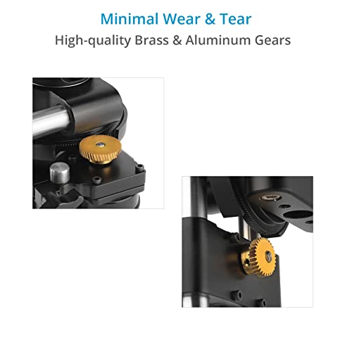 Proaim Explorer 2-Axis Motorized Pan Tilt Head With 12V Controller For Camera Jib Crane I Includes Joystick, Cables & Adapters I Stainless Steel Construction, Payload 8Kg/17.6Lb (Pt-Expr-01) #TOP2