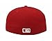 New Era Mens New York Yankees MLB Authentic Collection 59FIFTY Cap, Adult, Scarlet, 8